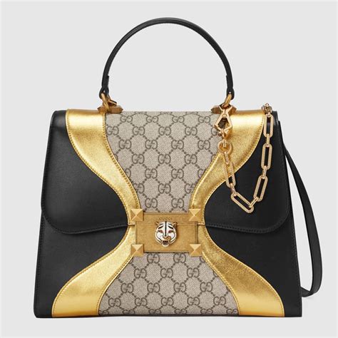 gucci colors bag|black and gold gucci pattern.